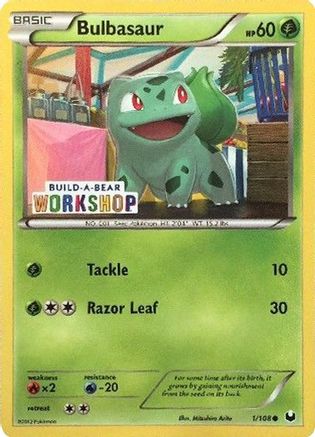 Bulbasaur - 1/108 (Build-A-Bear Workshop Exclusive) 1 - Miscellaneous Cards & Products