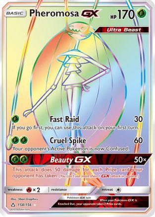 Pheromosa-GX 158/156 - Ultra Prism Holofoil