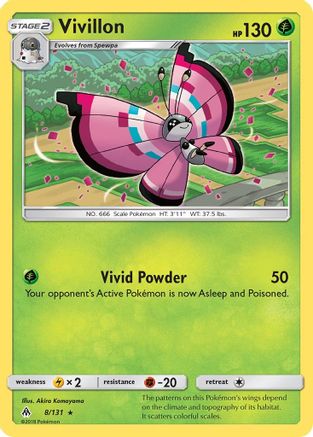 Vivillon 8/131 - Forbidden Light