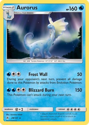 Aurorus 28/131 - Forbidden Light Holofoil