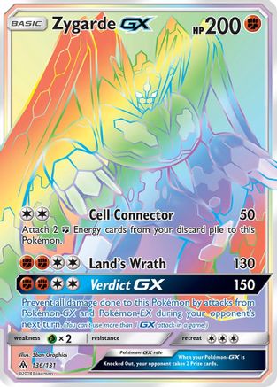 Zygarde-GX 136/131 - Forbidden Light Holofoil