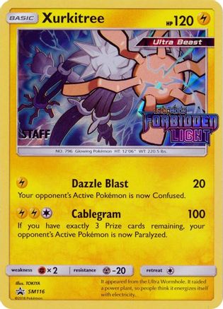 Xurkitree - SM116 (Prerelease) [Staff] SM116 - SM Promos Holofoil