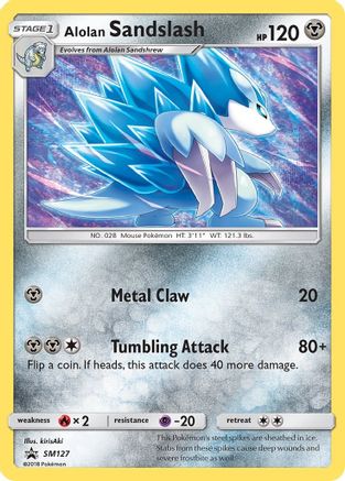 Alolan Sandslash SM127/248 - SM Black Star Promos Holofoil