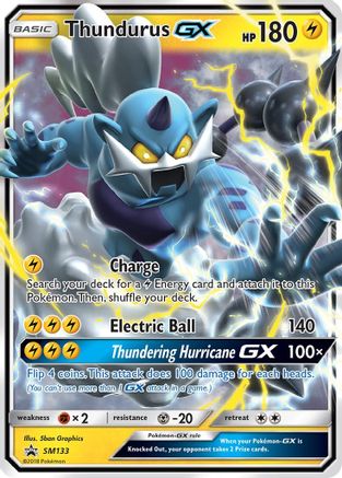 Thundurus-GX SM133/248 - SM Black Star Promos Holofoil