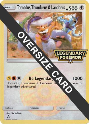 Tornadus, Thundurus & Landorus (Forces of Nature Promo) - Jumbo Cards Holofoil