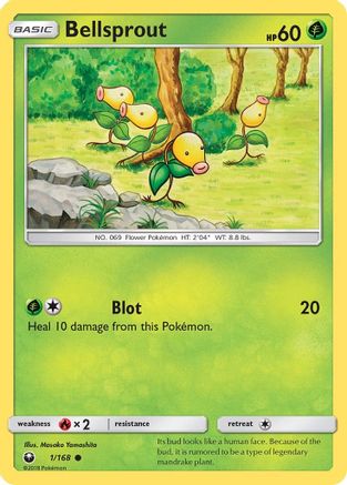 Bellsprout 1/168 - Celestial Storm