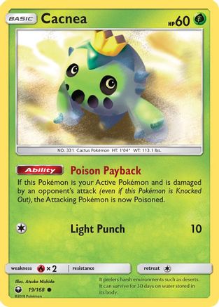 Cacnea 19/168 - Celestial Storm Reverse Holofoil