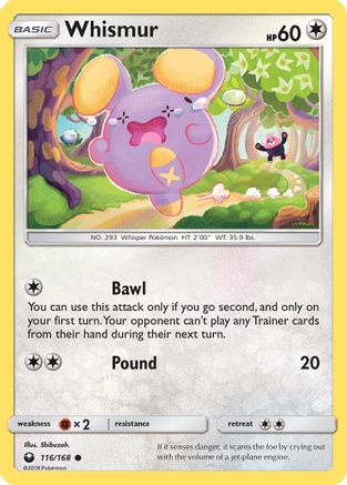 Whismur 116/168 - Celestial Storm Reverse Holofoil