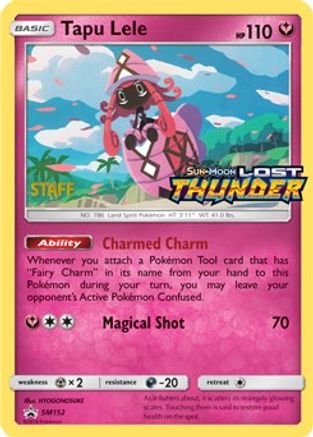 Tapu Lele - SM152 (Prerelease) [Staff] SM152 - SM Promos Holofoil