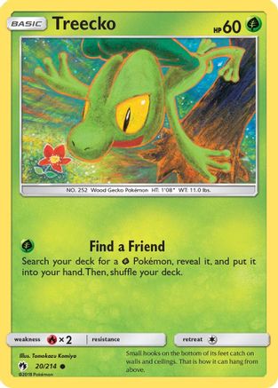 Treecko 20/214 - Lost Thunder