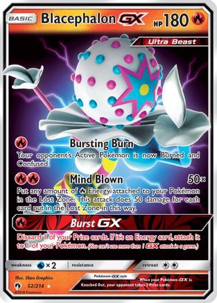 Blacephalon-GX 52/214 - Lost Thunder Holofoil