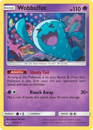 Wobbuffet 93/214 - Lost Thunder