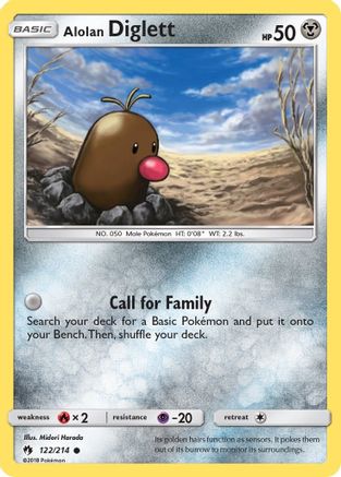 Alolan Diglett 122/214 - Lost Thunder