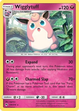 Wigglytuff 134/214 - Lost Thunder