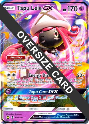 Tapu Lele GX - 60a/145 60a - Jumbo Cards Holofoil