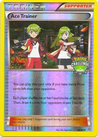 Ace Trainer (International Challenge) [Staff] 69 - League & Championship Cards Reverse Holofoil