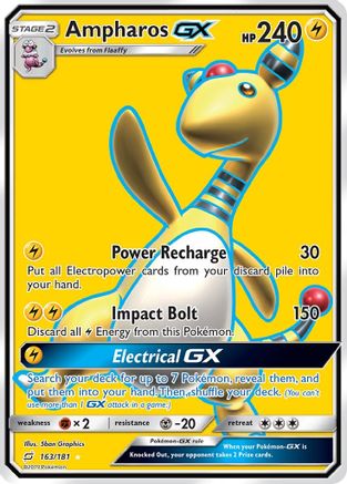 Ampharos-GX 163/181 - Team Up Holofoil