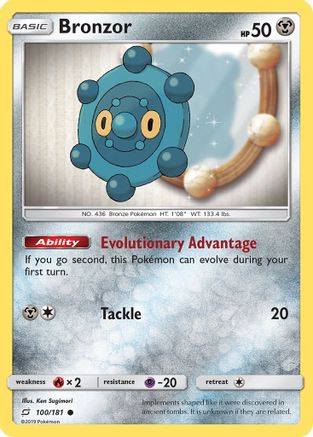 Bronzor 100/181 - Team Up Reverse Holofoil