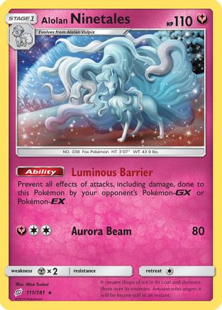 Alolan Ninetales 111/181 - Team Up Holofoil