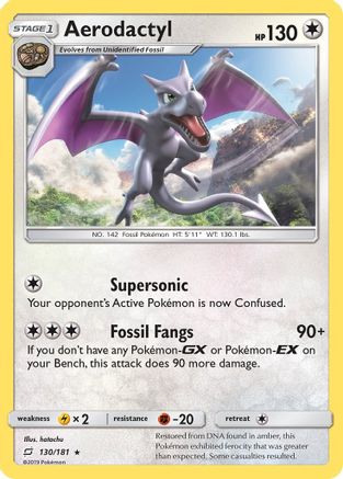 Aerodactyl 130/181 - Team Up Reverse Holofoil