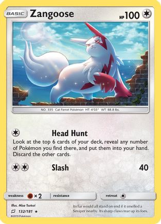 Zangoose 132/181 - Team Up Holofoil