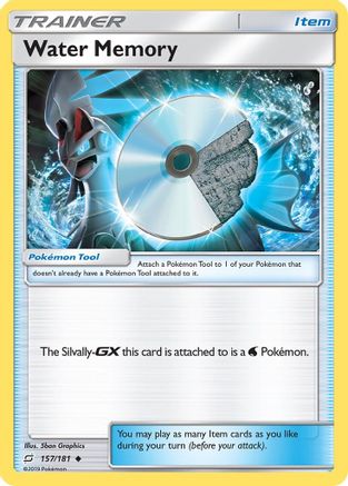 Water Memory 157/181 - Team Up Reverse Holofoil