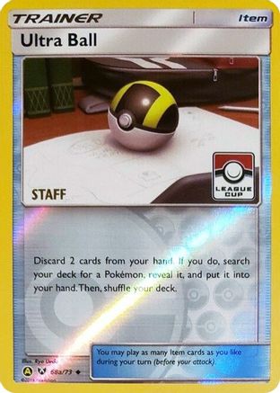 Ultra Ball - 68a/73 (League Cup) [Staff] 68a - League & Championship Cards Reverse Holofoil