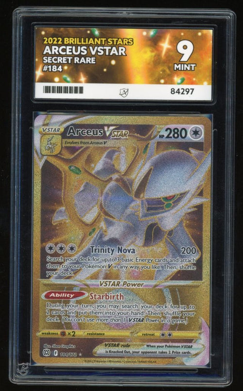 Arceus VSTAR - Secret Rare - 184/172 - Brilliant Stars - ACE 9