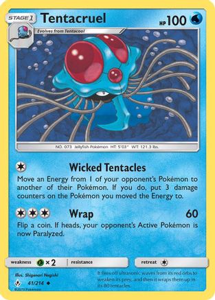 Tentacruel 41/214 - Unbroken Bonds