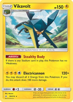 Vikavolt 59/214 - Unbroken Bonds Reverse Holofoil