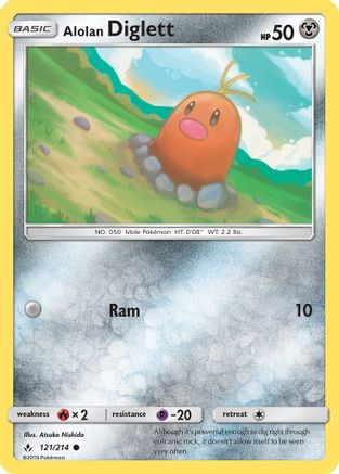 Alolan Diglett 121/214 - Unbroken Bonds