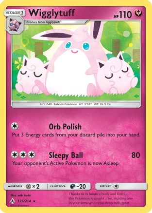 Wigglytuff 135/214 - Unbroken Bonds Reverse Holofoil