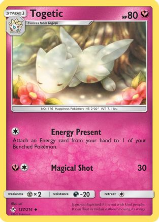 Togetic 137/214 - Unbroken Bonds Reverse Holofoil