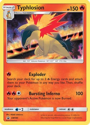 Typhlosion SM185/248 - SM Black Star Promos Holofoil