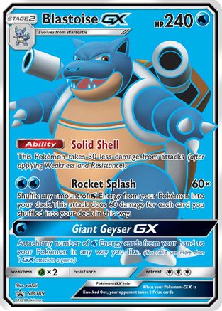 Blastoise-GX SM189/248 - SM Black Star Promos Holofoil