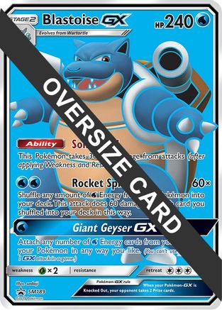 Blastoise GX - SM189 (Black Star Promos) SM189 - Jumbo Cards Holofoil