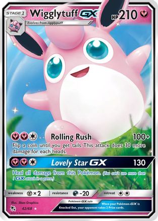 Wigglytuff-GX 42/68 - Hidden Fates Holofoil