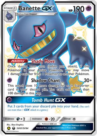 Banette-GX SV61/94 - Shiny Vault Holofoil