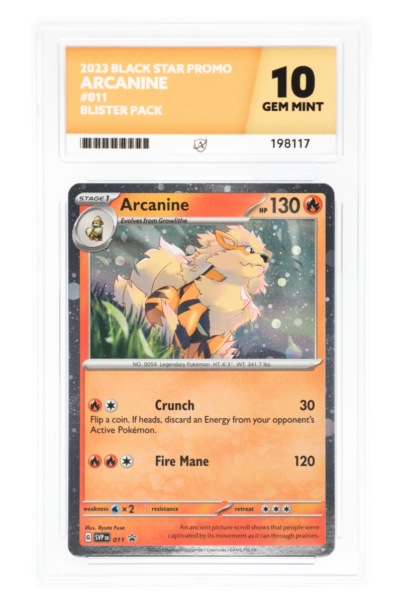 Arcanine holo SVP011 - ACE 10 - Black Star Promo - Blister Pack - 2023