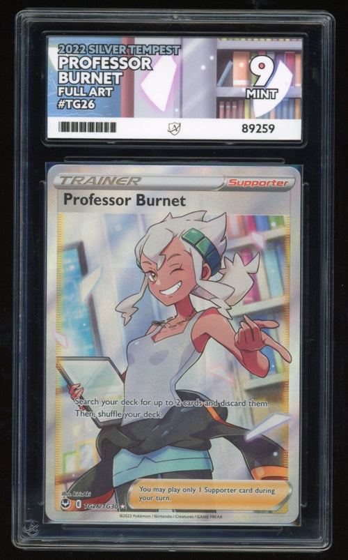 Professor Burnet - Full Art - TG26/TG30 - Silver Tempest - ACE 9