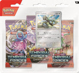3 Pack Blister - Temporal Forces - Cyclizar and Cleffa - PokeRand