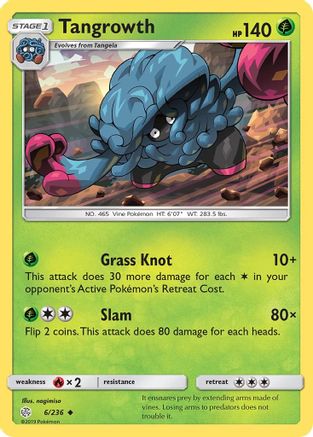 Tangrowth 6/236 - Cosmic Eclipse Reverse Holofoil