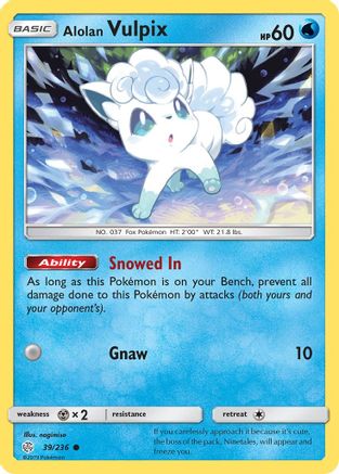 Alolan Vulpix 39/236 - Cosmic Eclipse