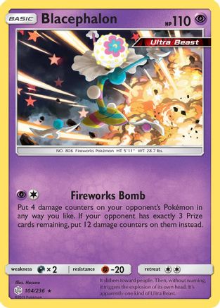 Blacephalon 104/236 - Cosmic Eclipse Reverse Holofoil