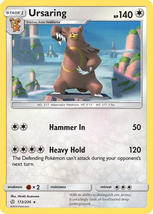 Ursaring 172/236 - Cosmic Eclipse