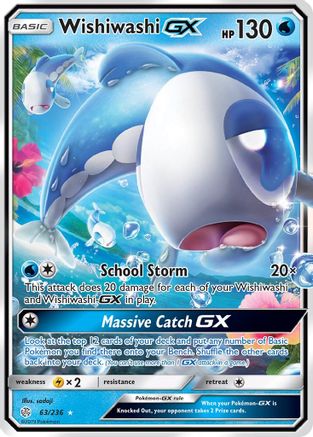 Wishiwashi-GX 63/236 - Cosmic Eclipse Holofoil