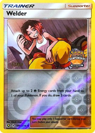 Welder - 189a/214 (Regional Championships) [Staff] 189a - League & Championship Cards Reverse Holofoil