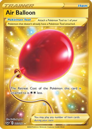 Air Balloon 213/202 - Sword & Shield Holofoil