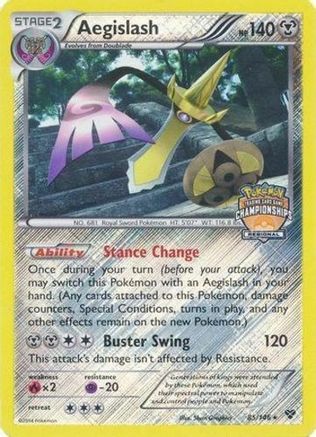 Aegislash (Regional Championships) 85 - League & Championship Cards Reverse Holofoil