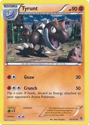 Tyrunt - 61/111 (Cosmos Holo) 61 - Miscellaneous Cards & Products Holofoil